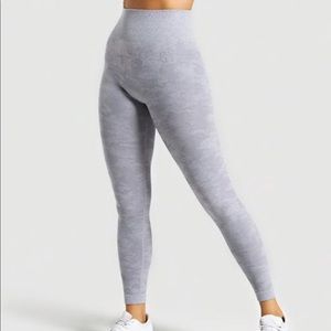 Gymshark Gray Camo Leggings